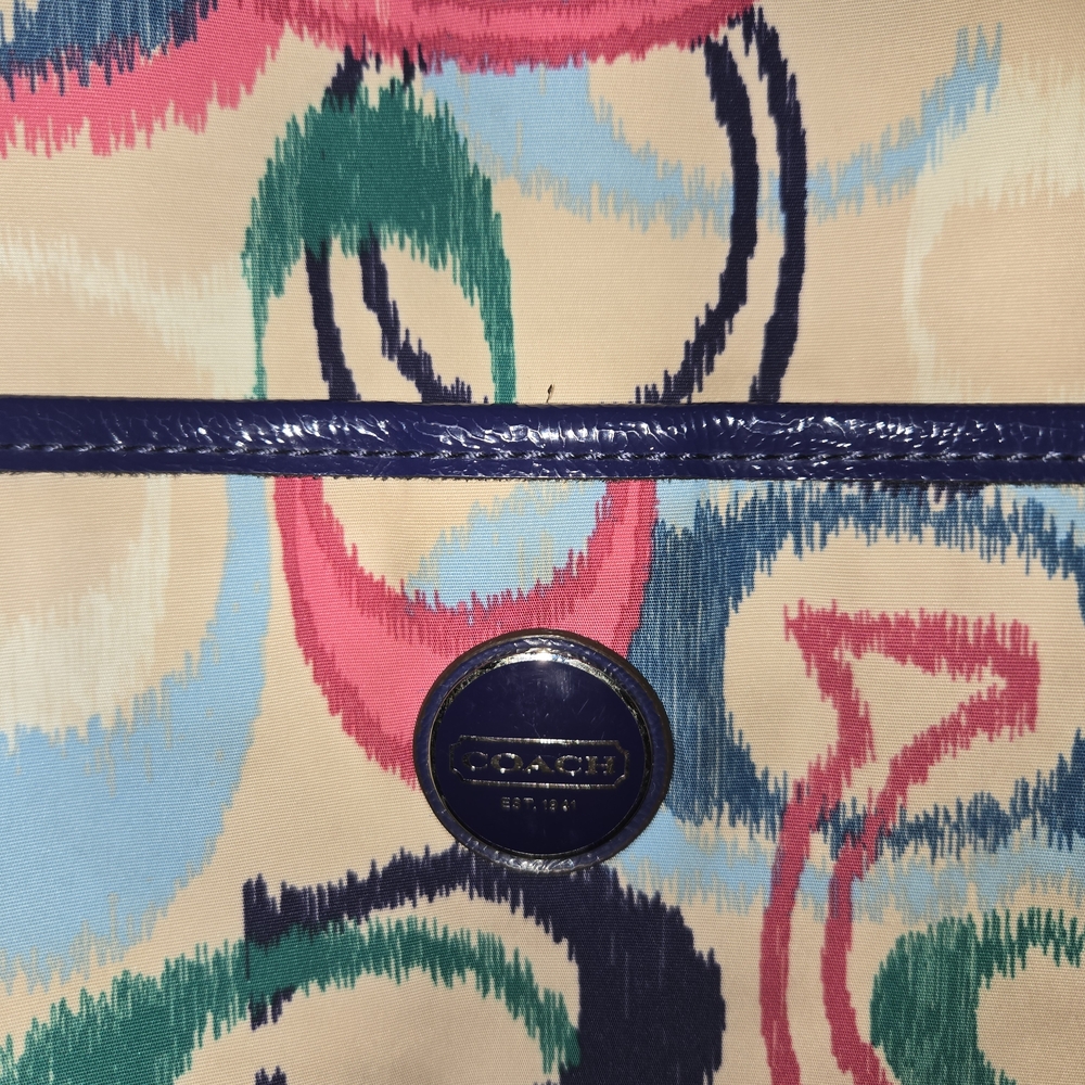 Multicolor Patterned Coach Crossbody - image 4